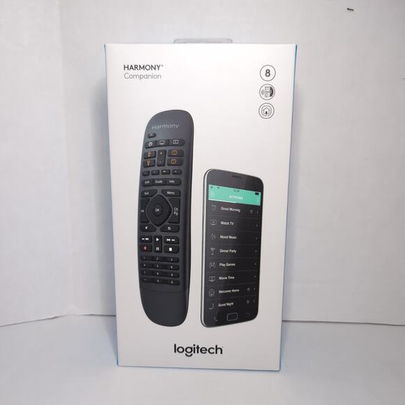 Logitech Harmony Companion All in One Remote Control and Smart Hub Black w/Box - Picture 8 of 13